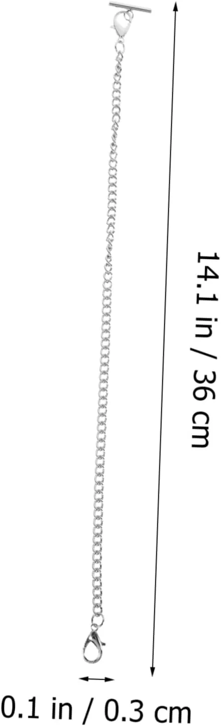 10 Pcs Pocket Watch Chain Vest Chain with t Chain Waist Jeans Chain Wallets for Men Watch Chain Link