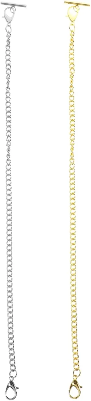 10 Pcs Pocket Watch Chain Vest Chain with t Chain Waist Jeans Chain Wallets for Men Watch Chain Link