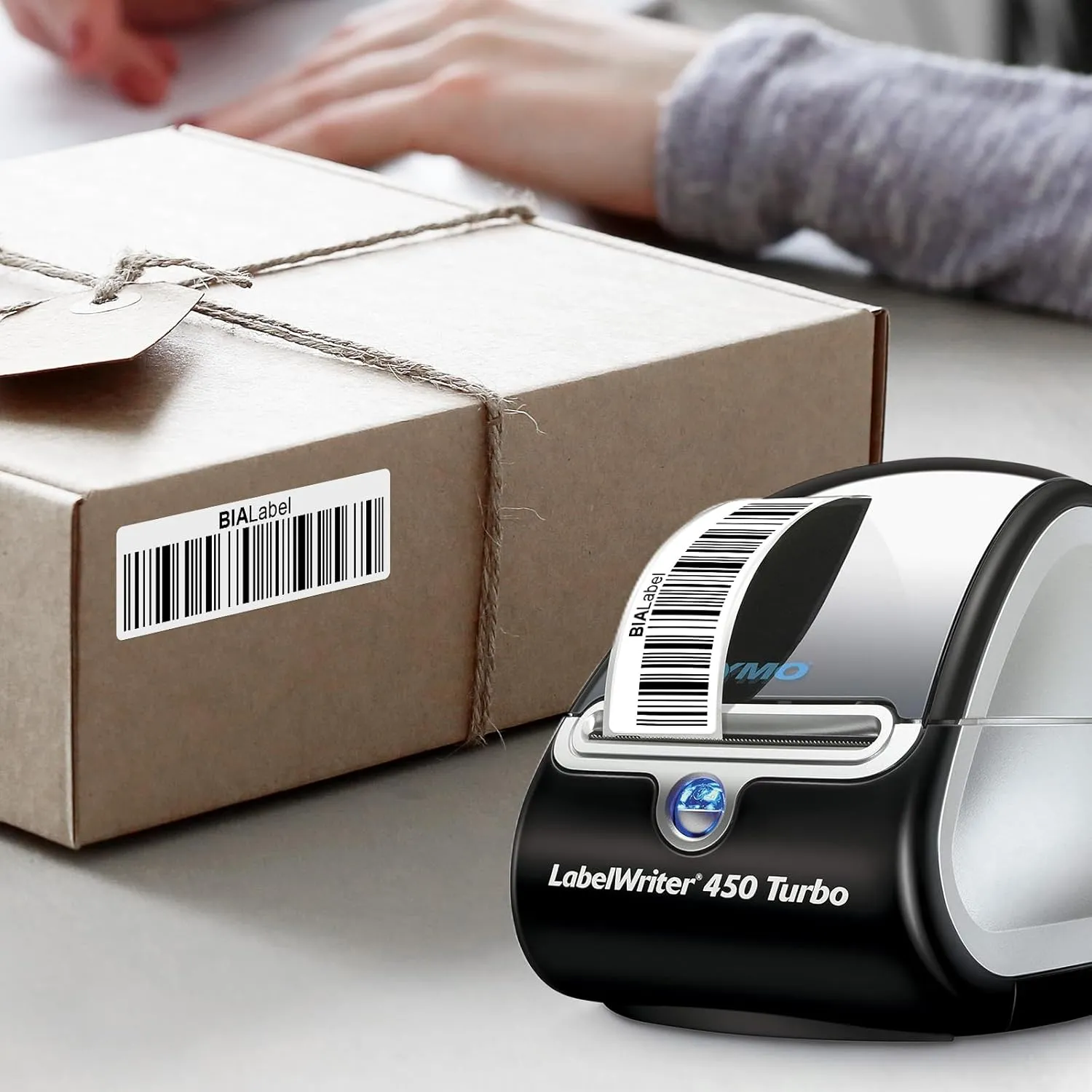 12 Rolls 1-1/8" x 3-1/2" Mailing Label Replacement for Dymo 30252 Multipurpose Address Barcode Labels & Shipping Labels Compatible Dymo Labelwriter, Not Fit 5XL & 550