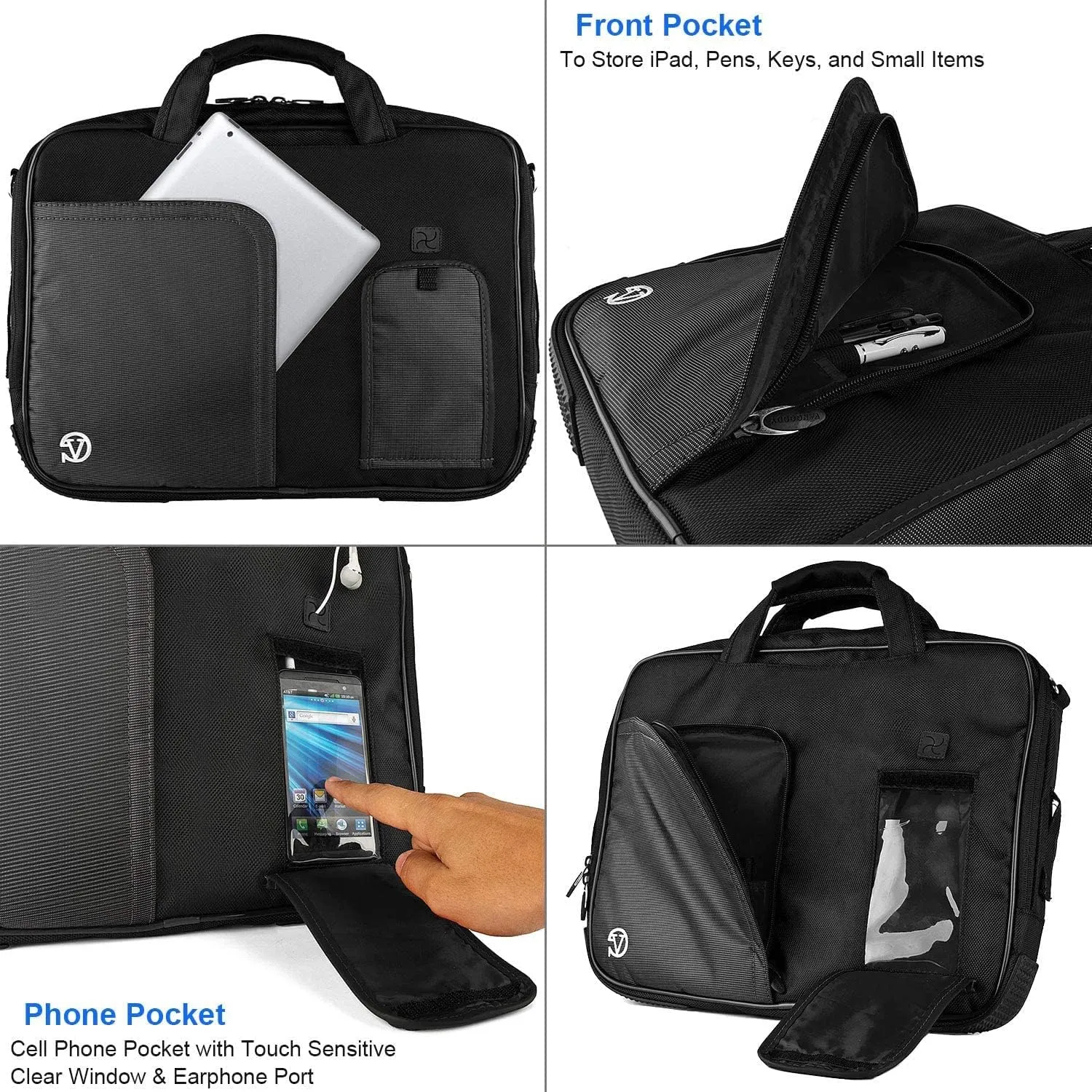 13 14 Inch Laptop Messenger Shoulder Bag for Dell XPS 13 for Inspiron 14 Precision Vostro Latitude 14