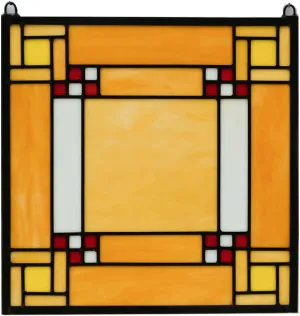 16" x 16" All Clear Glass Beveled Hanging Window Panel