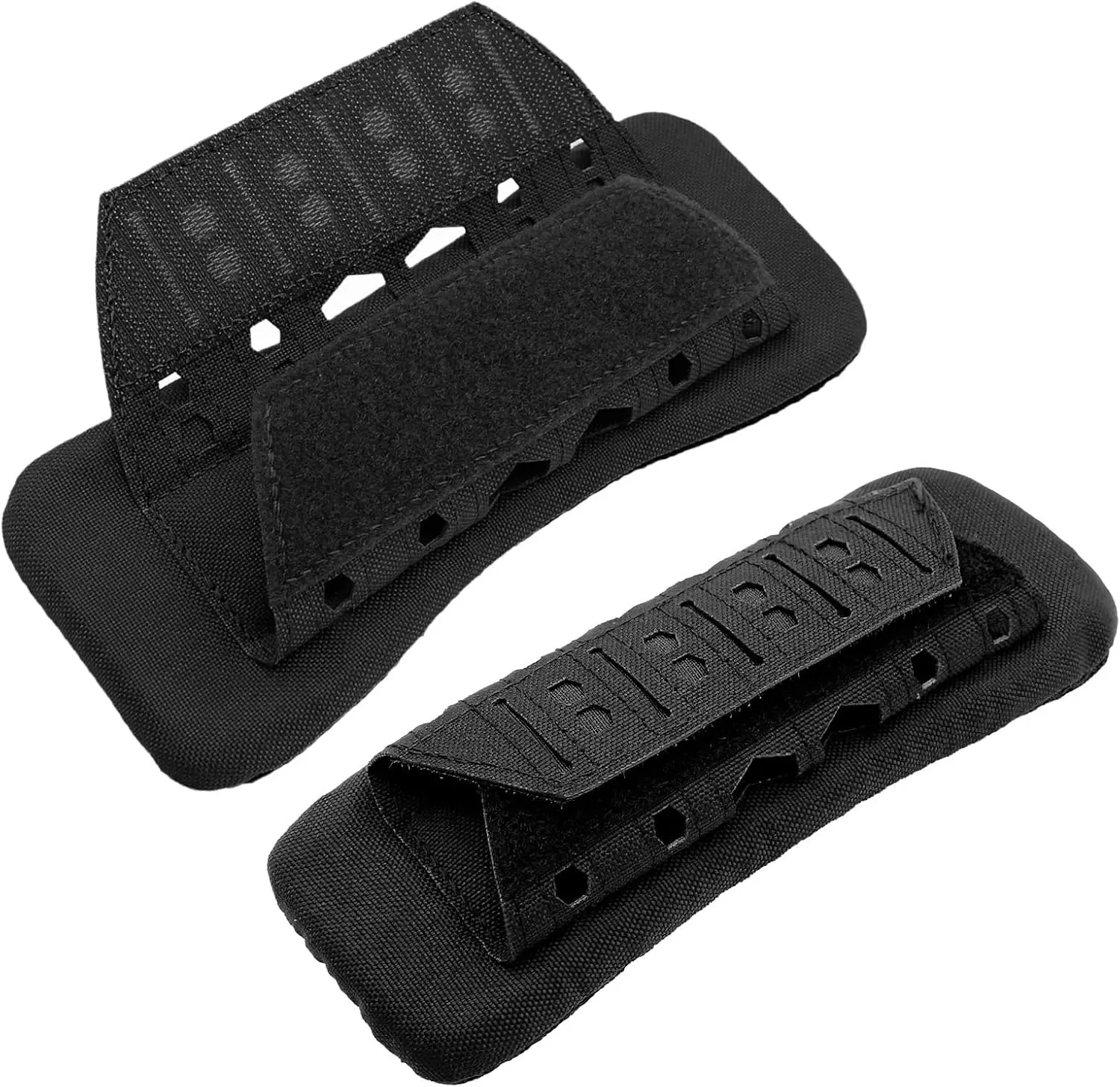 2-Pack Shock-Absorbing Shoulder Pads for 2-Inch Straps, Breathable Mesh Cushions for Tactical Vests, Backpacks & Hiking Gear