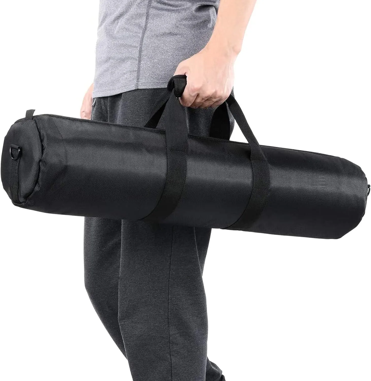 22in/55cm Tripod Carrying Case, Heavy Duty Nylon Bag with Shoulder Strap, Padded for Light Tripods, Monopods, Umbrellas, Softboxes, Boom Stands, Speaker Stands