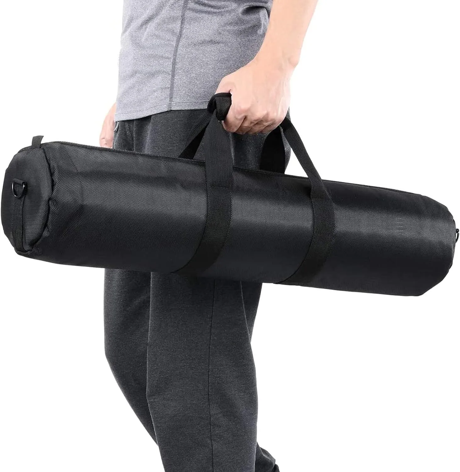 22in/55cm Tripod Carrying Case, Heavy Duty Nylon Bag with Shoulder Strap, Padded for Light Tripods, Monopods, Umbrellas, Softboxes, Boom Stands, Speaker Stands