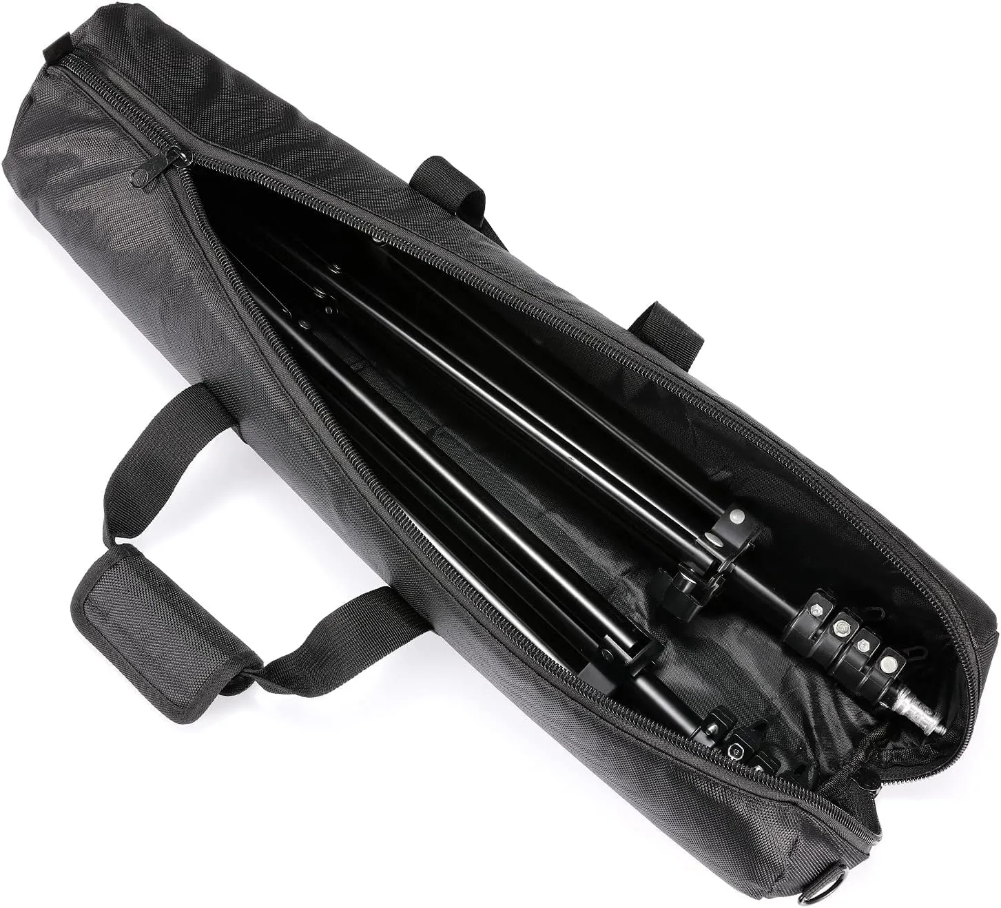 22in/55cm Tripod Carrying Case, Heavy Duty Nylon Bag with Shoulder Strap, Padded for Light Tripods, Monopods, Umbrellas, Softboxes, Boom Stands, Speaker Stands