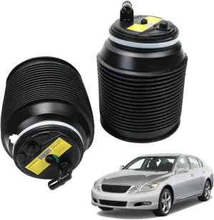 2PCS Rear Air Suspension Spring Bags, Right and Left Rear Air Shock Absorbers for 2002-2009 GX470| 2002-2009 Land Cruiser Prado J120 4.7L| 4Runner 2002-2009, Replace 48080-35011, 48090-35011