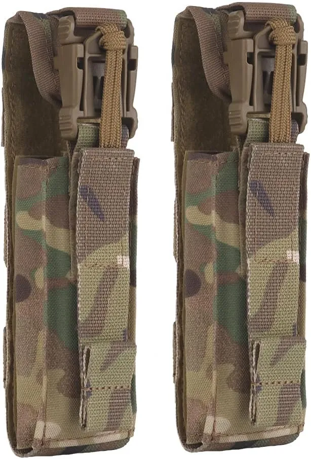 2PCS Tactical Tourniquet Pouch Holder, Quick-Release Molle Tourniquet Holder