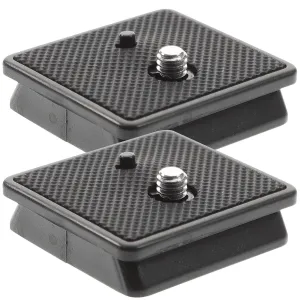 2pcs Tripod Mount Tripod Quick Release Plate 1/4 Inch Screw Tripod Camera Moun