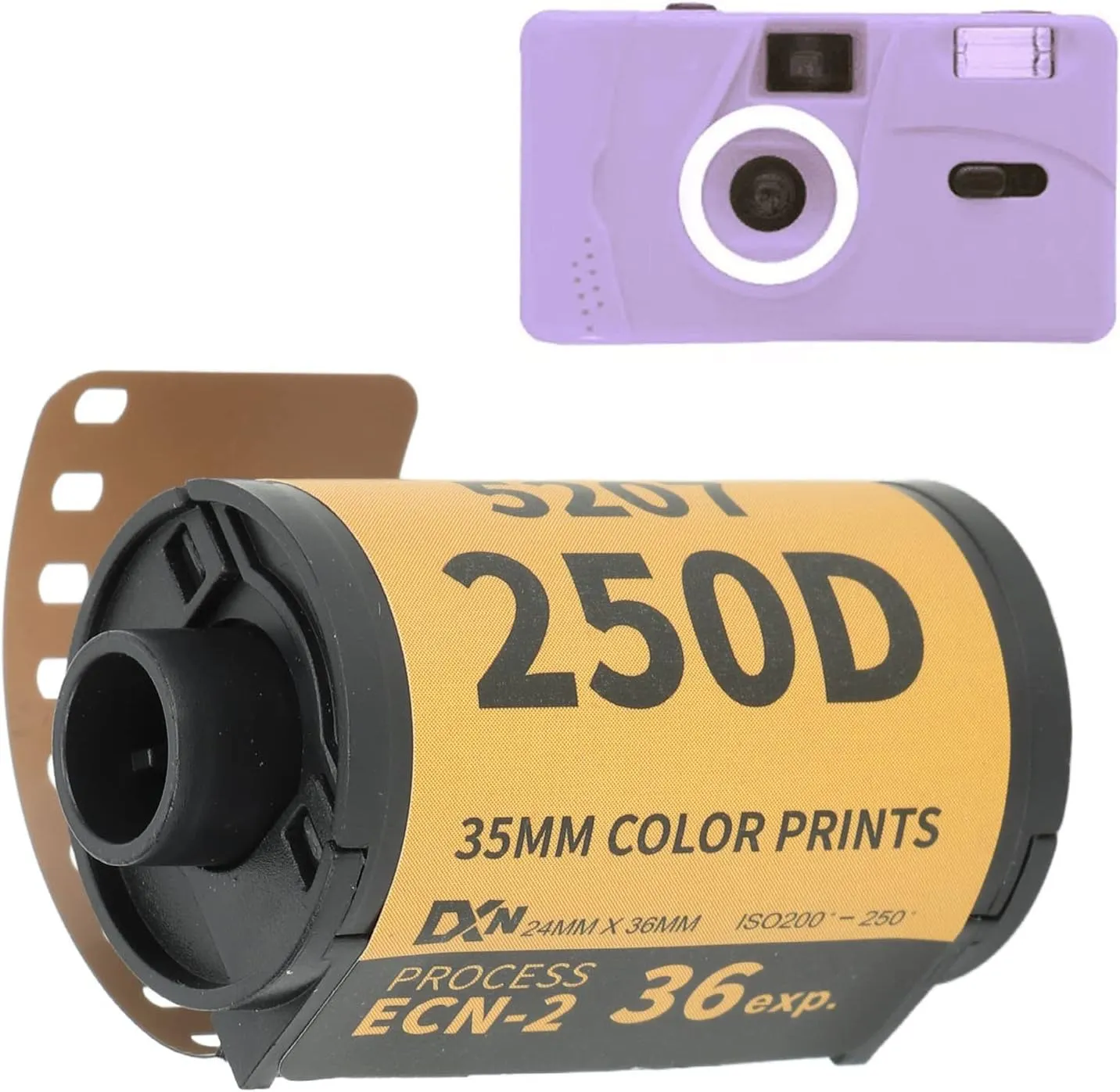 35mm Color Print Film, 35mm Film Colour Wide Exposure Range ECN 2 Film Roll Camera Film for 135 Camera (36 Sheet)