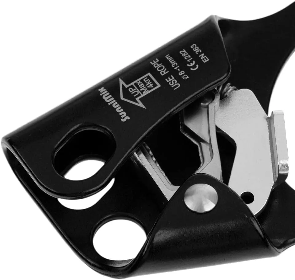 4KN Outdoor Climbing Ascender for Right/Left Hand Use, Fits mm Rope
