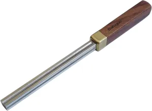 4th Generation Upgrated Baroque Guitar Fret Crowning File with 3 Crowning Grooves and 1 Full Grit Side & Luthier Leveling Dressing Tool Suitable for Electric Acoustic Guitar,Ukulele,Bass,Banjo etc