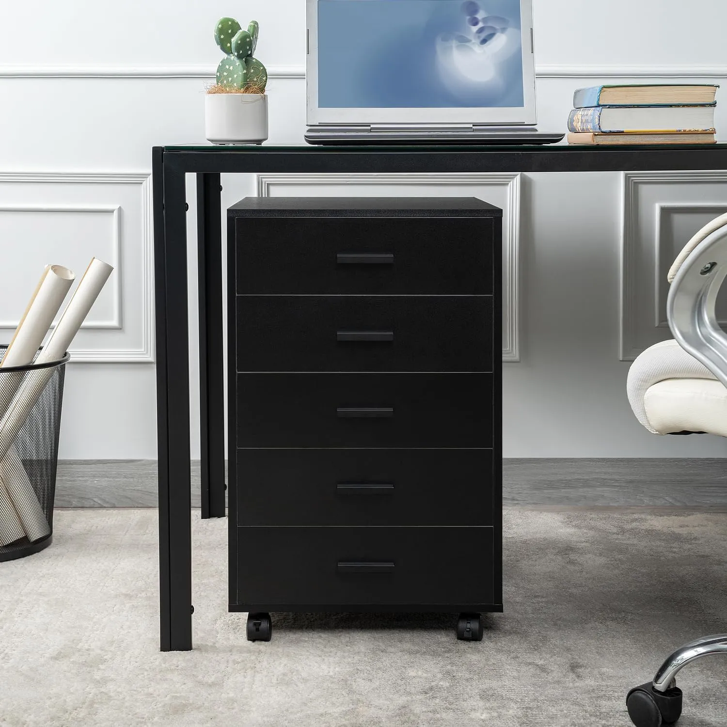 5 Drawer Dresser for File Storage by Haomi Home