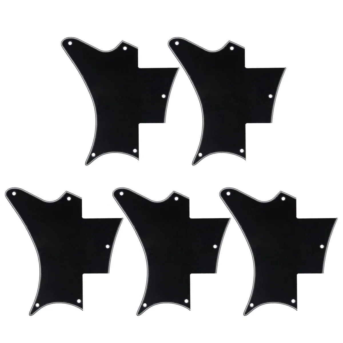 5 Electric Guitar Pickguards for Paul Reed Smith Se Custom Semi-Hollow Black