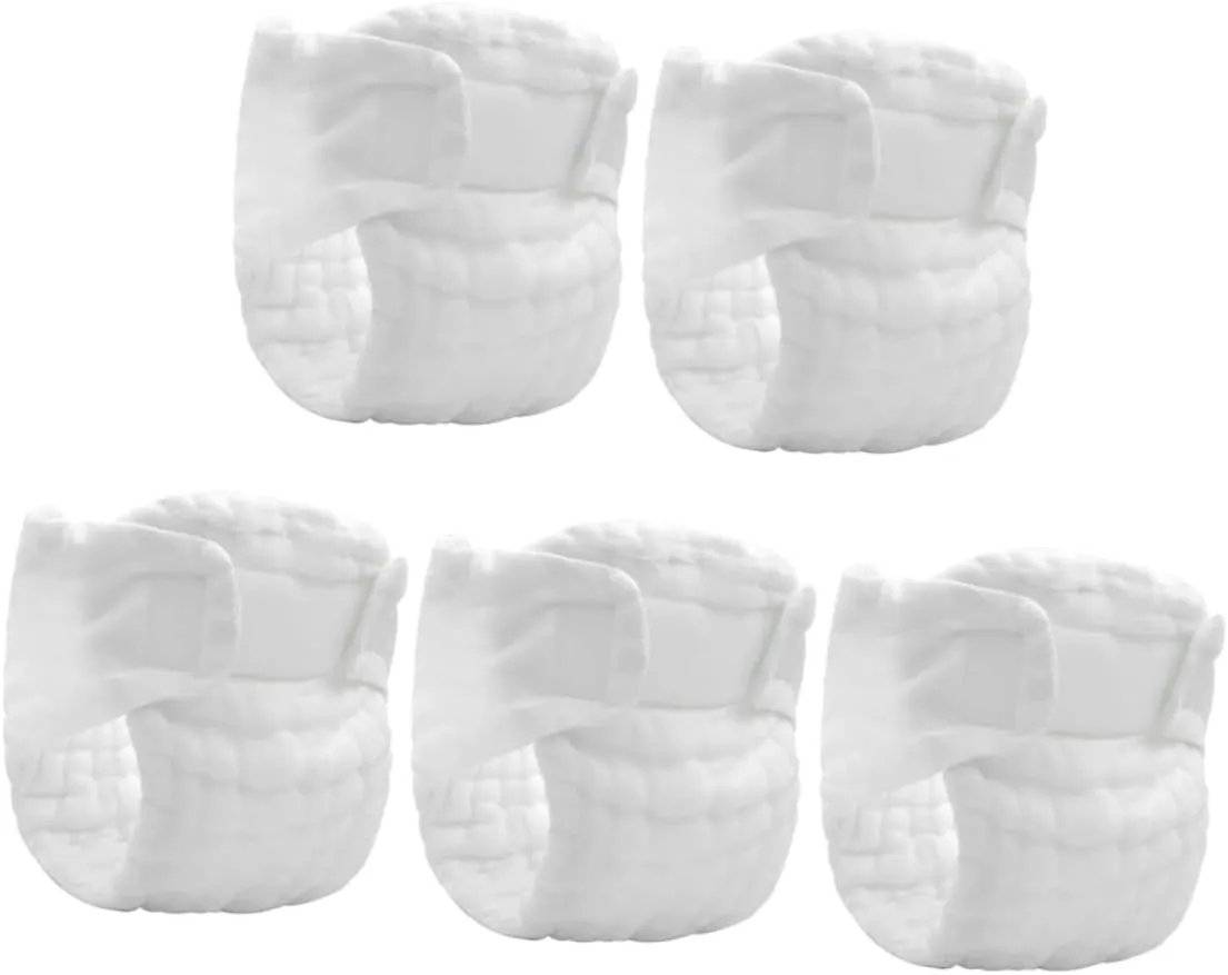 5 Pack Newborn Diaper Pants Washable Newborn Cloth Diapers Breathable Durable