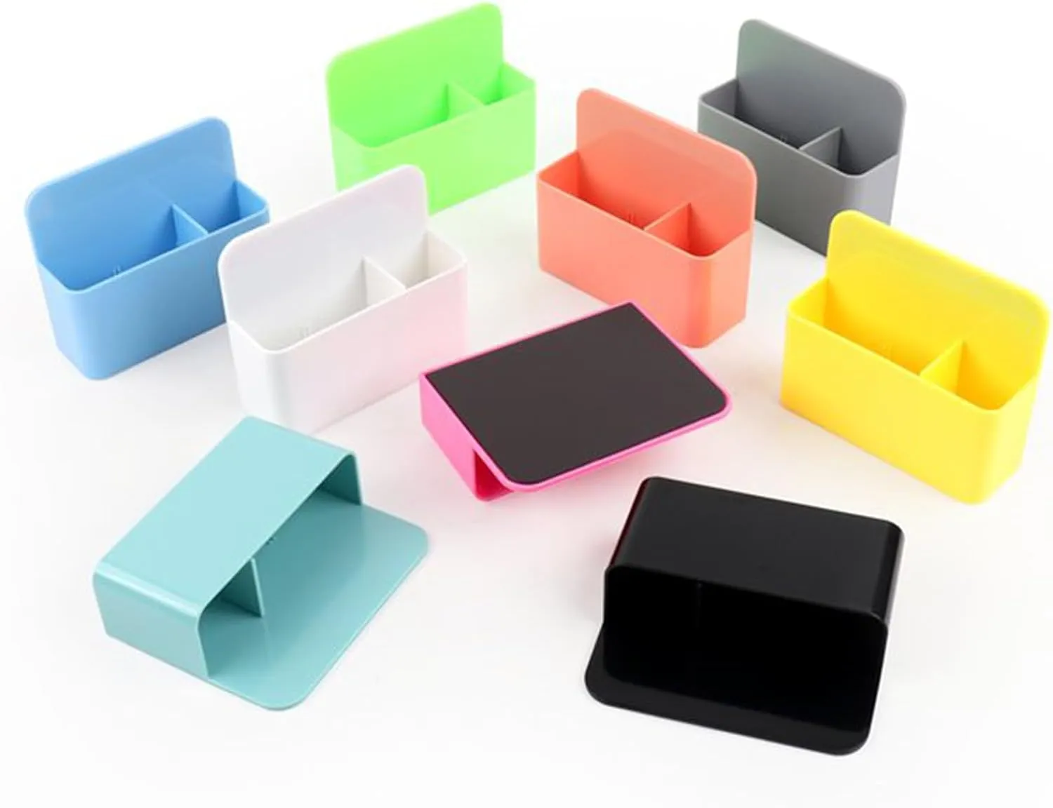 6 Pcs/Set Magnetic Pen Holder Magnetic Marker Holder Practical Magnetic Storage Organizers for Refrigerator Whiteboard