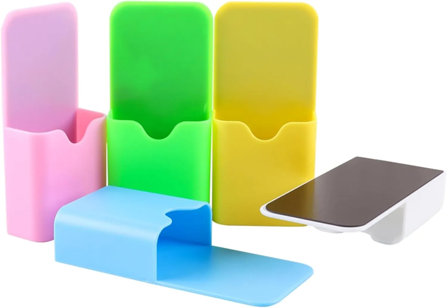 6 Pcs/Set Magnetic Pen Holder Magnetic Marker Holder Practical Magnetic Storage Organizers for Refrigerator Whiteboard