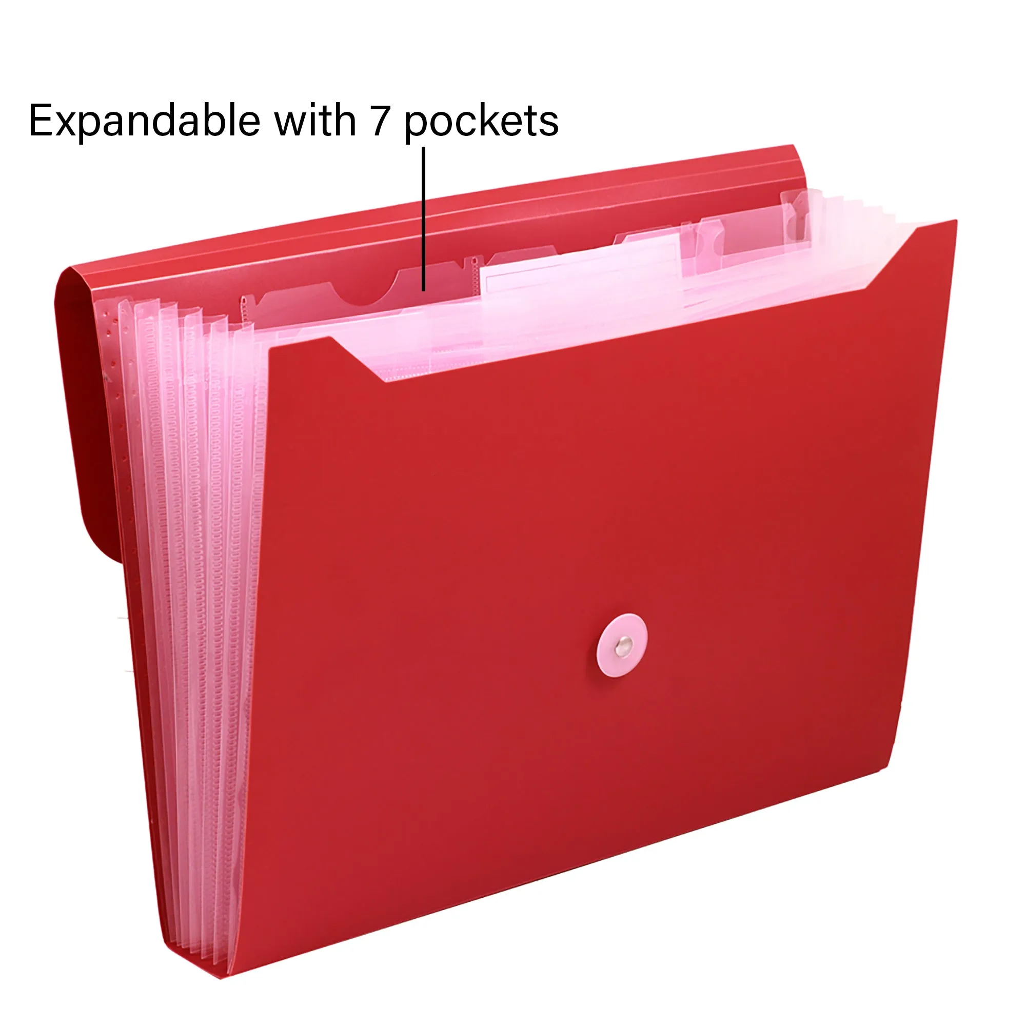 7-Pocket A4/Letter Size Poly Expanding File