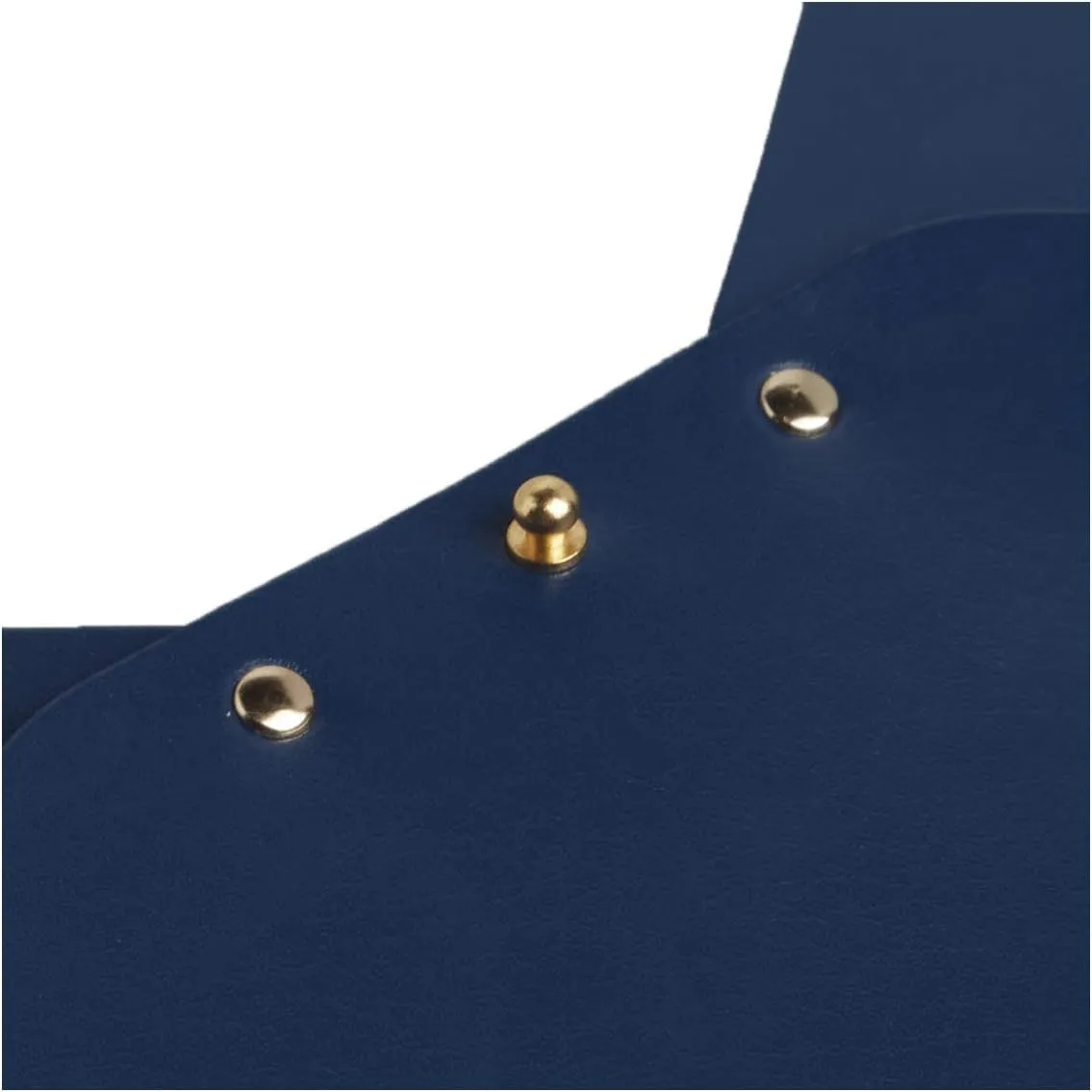 9 x 13-Inches Shiny Navy Blue Recycled Leather File Folder (PT00922)