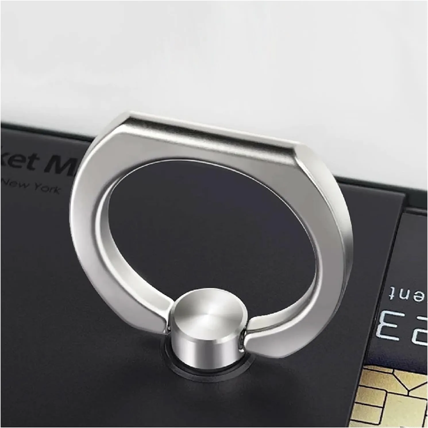 AAUXX UMS-IR03PKMGPW iRing Magnetic Case   Pocket Mag Bundle Version, Magsafe Compatible, iPhone 14 Pro Max, Clear Case, Strong Magnet, Smartphone Ring, Compatible with iRing PocketMag,