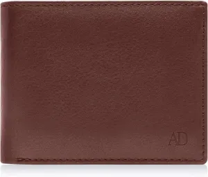 Access Denied REAL LEATHER Slim Bifold Wallets For Men - Minimalist Card Holder Thin Mens Wallet RFID Gifts For Him