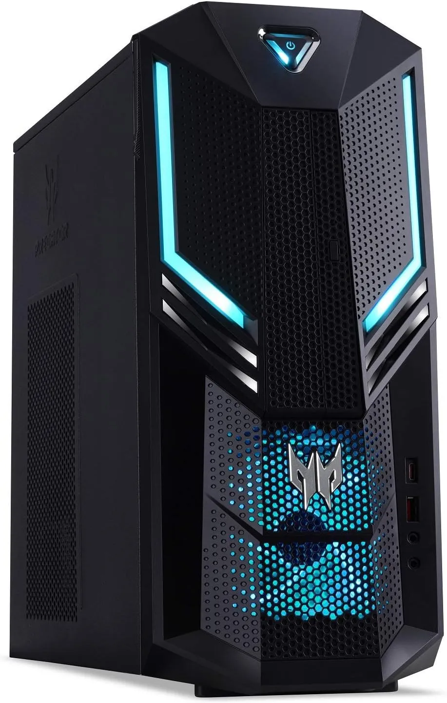 Acer Predator Orion 3000 Desktop, 9th Gen Intel Core i7-9700K, GeForce RTX 2080 8GB, 16GB DDR4, 256GB PCIe NVMe SSD, 1TB HDD, Win 10, PO3-600-UR20 (Renewed)
