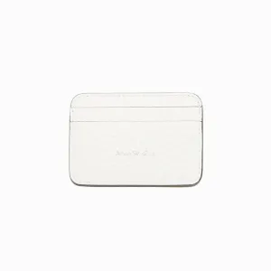Acne Studios Grained Leather Card Holder White