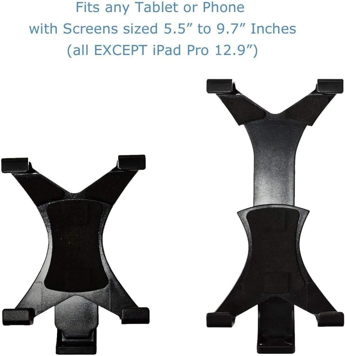 Acuvar Universal Tablet Tripod Mount and Universal Smartphone Mount Holder for All Smartphones and Tablets (60" Tripod   Tablet Holder)