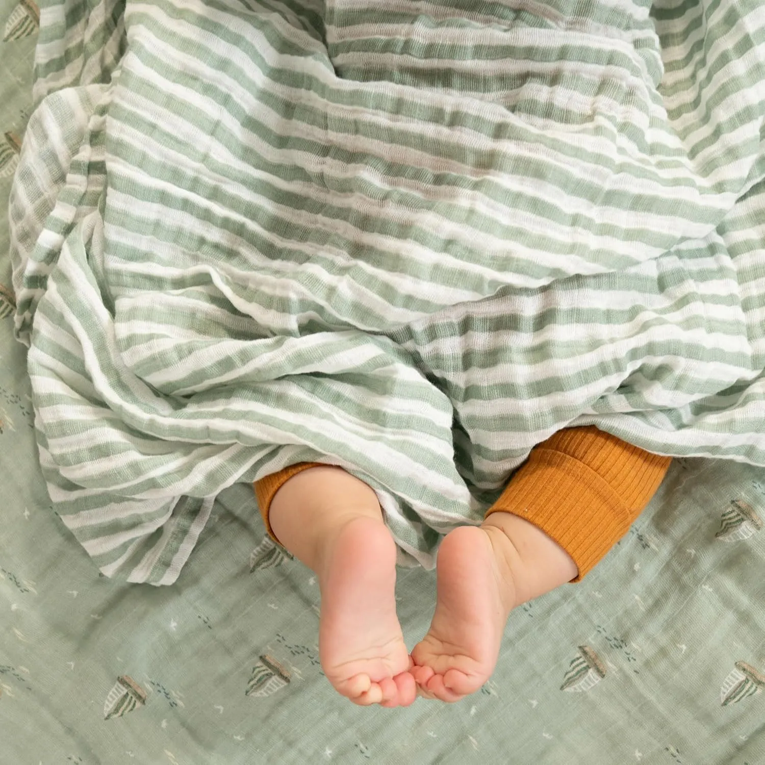 aden   anais Boutique 100% Organic Cotton Muslin Swaddle, Breathable Baby Blanket, Ideal for Boys, Girls, Newborns, Babies & Infants, Receiving Blanket, Soft and Lightweight Wrap, 2 Pack, Sailing Seas