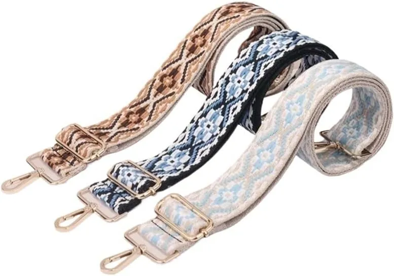 Adjustable Wide Shoulder Bag Strap - Replacement Handbag Belt for DIY Projects and Accessories
