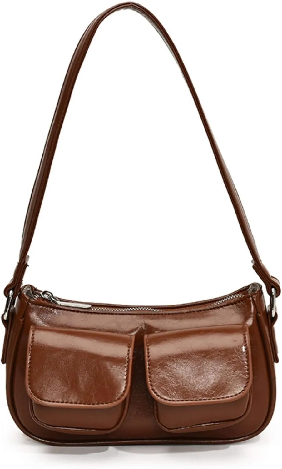 Aesthetic Y2K Handbag Purse, Vintage Buckle Purse