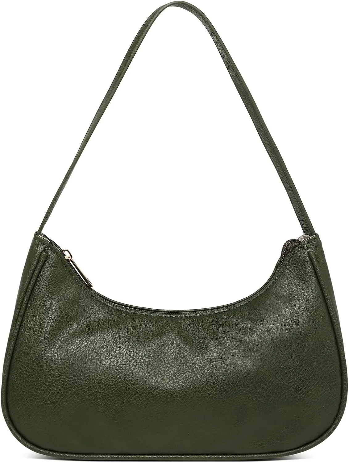 Afashor Shoulder Bags for Women Vegan Leather Hobo Sling Tote Handbag Retro Clutch Purse with Zipper Closure