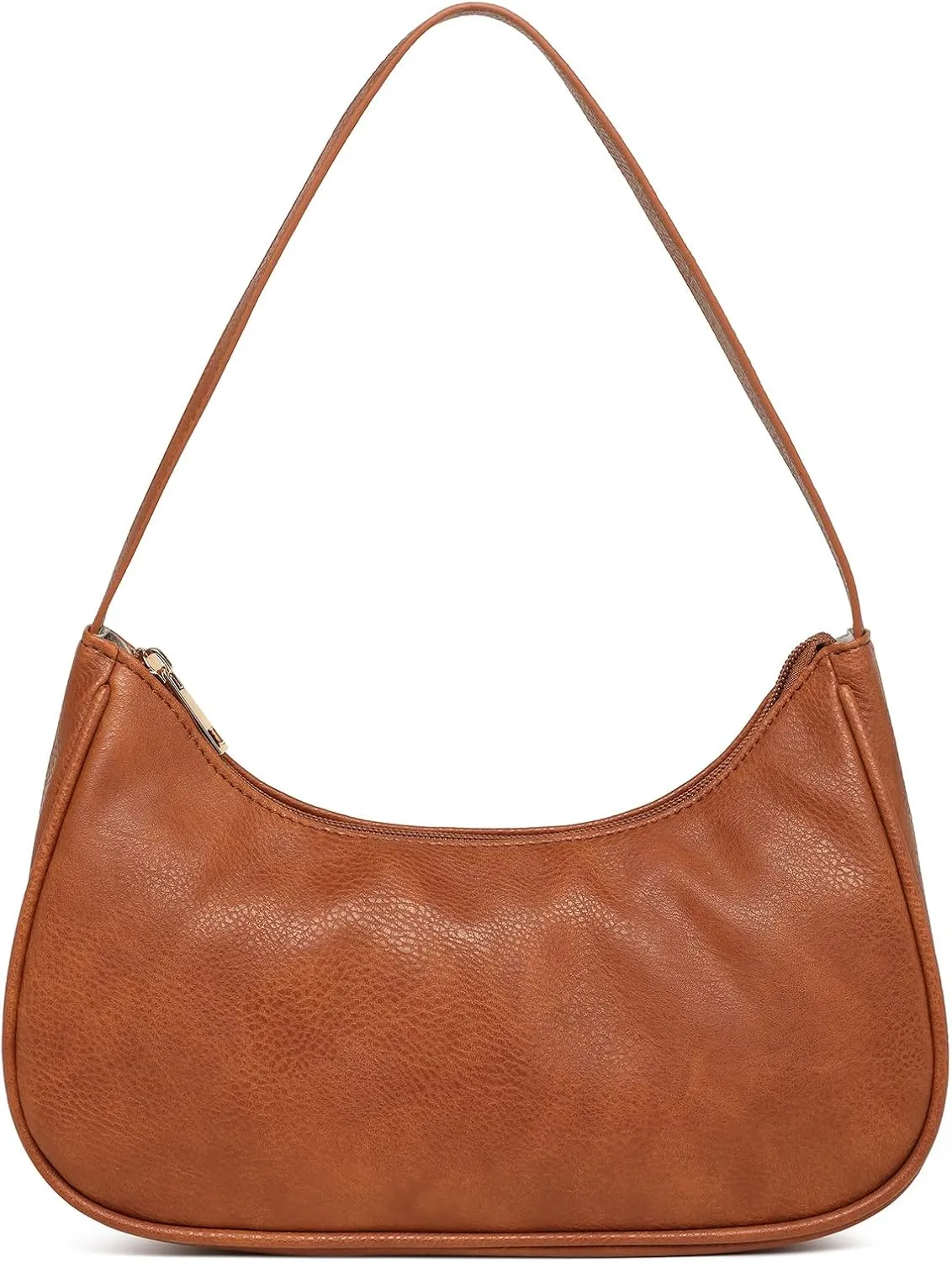 Afashor Shoulder Bags for Women Vegan Leather Hobo Sling Tote Handbag Retro Clutch Purse with Zipper Closure
