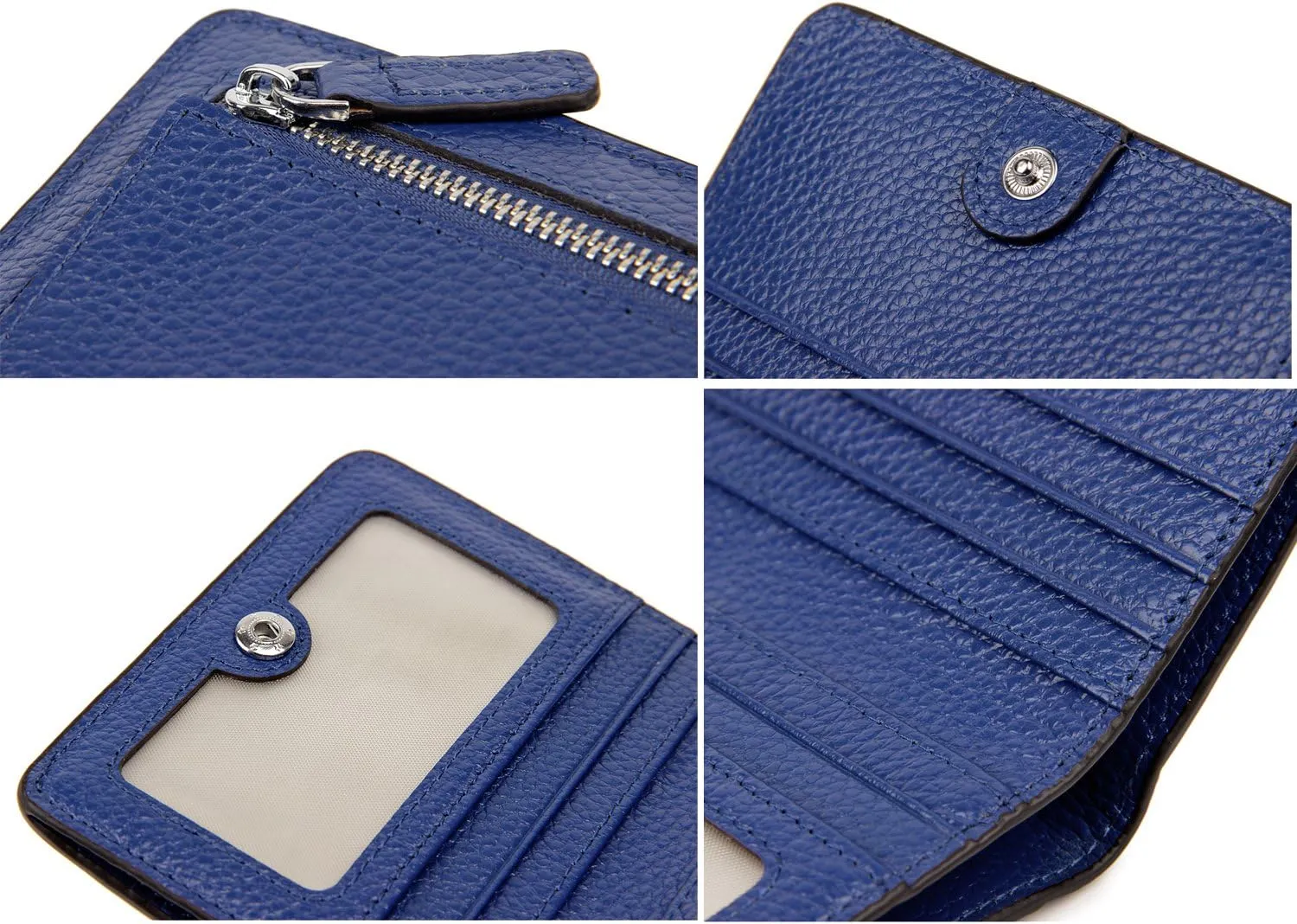 AINIMOER Small Leather Wallet for Women, Ladies Credit Card Holder RFID Blocking Women's Mini Bifold Pocket Purse
