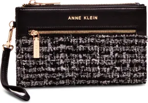 AK 2 piece gift set with tweed zip clutch and card case
