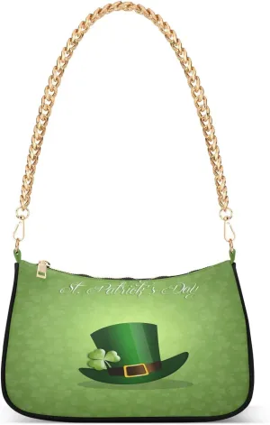 ALAZA Shoulder Handbags for Women Travel Hobo Tote Handbag Women Gold Chain Shoulder Bags Purse with Zipper Closure