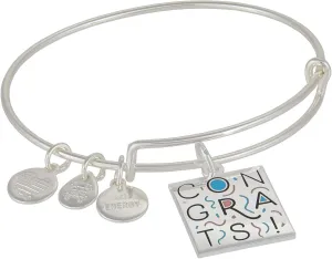 Alex and Ani Celebrate Congratulations Expandable Wire Bangle