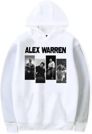 Alex Warren Merch Photo Hoodie Fashion Men Women Long Sleeve Sweatshirt Pullover Top