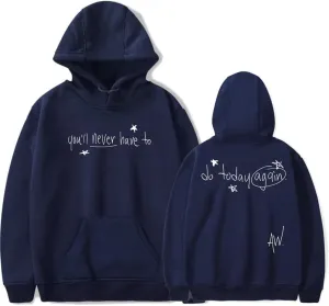 Alex Warren Merch Today Again Hoodie Men Women Long Sleeve Pullover Graphic Tops