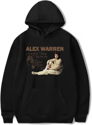Alex Warren Merch Tour Hoodie Fashion Unisex Men Women Long Sleeve Sweatshirt Pullover Top