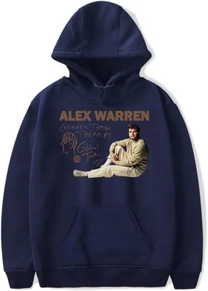 Alex Warren Merch Tour Hoodie Fashion Unisex Men Women Long Sleeve Sweatshirt Pullover Top