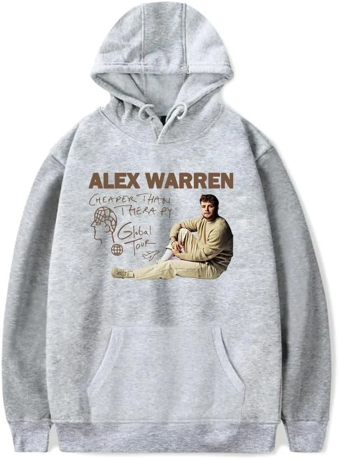 Alex Warren Merch Tour Hoodie Fashion Unisex Men Women Long Sleeve Sweatshirt Pullover Top