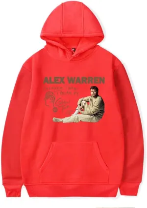 Alex Warren Merch Tour Hoodie Fashion Unisex Men Women Long Sleeve Sweatshirt Pullover Top