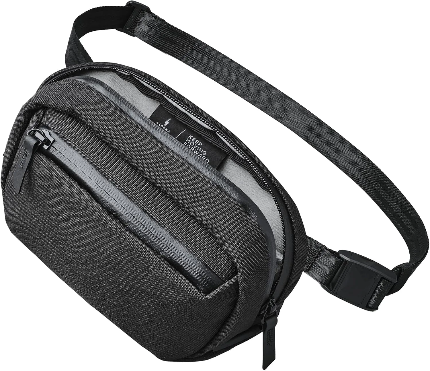 ALPAKA Go Sling Nano - 1.6L Sling Bag for Men,Mini Crossbody Bag with Weatherproof Fabric, Quick Release Magnetic Buckle