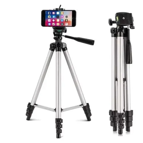 Aluminium Tripod Stand Adjustable Portable 4.5 Feet