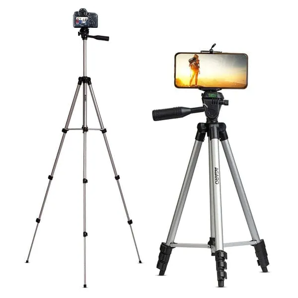Aluminium Tripod Stand Adjustable Portable 4.5 Feet
