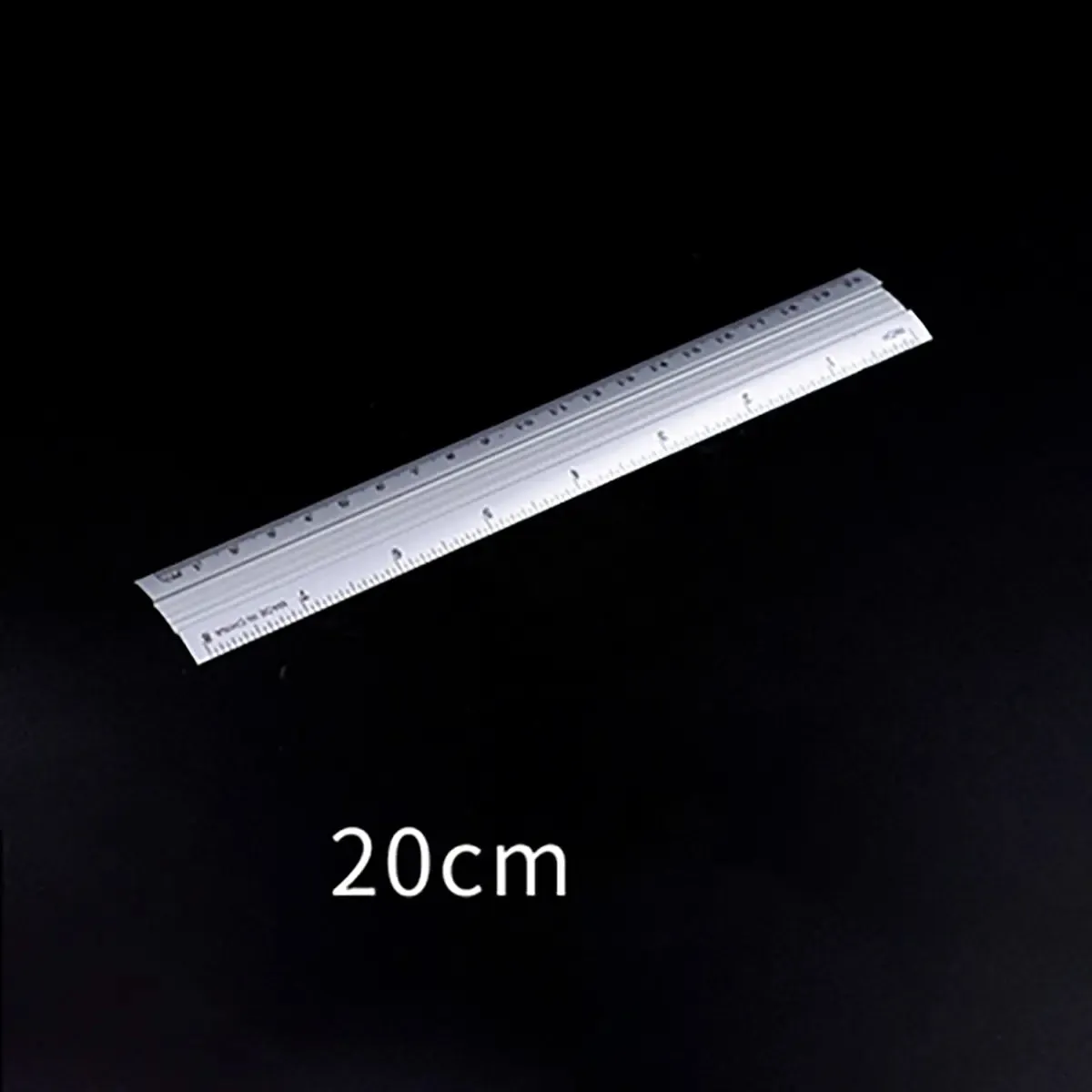 Aluminum 20cm or 8 inch Ruler.