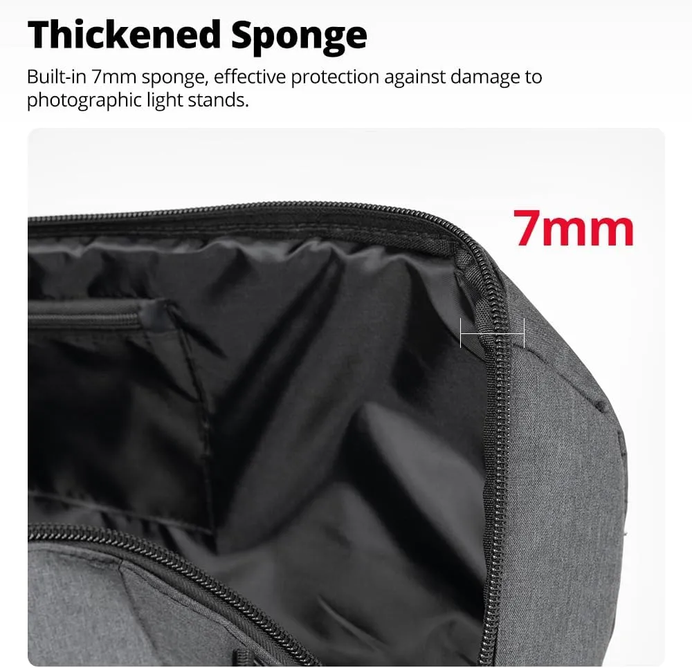 AMBITFUL Widened Version Tripod Carrying Case Bag 21/25/31/39/43/47/51/55/ for Light Stands,Boom Stand,Umbrella and Tripod Photography Accessories (39.37in(100cm)*Φ8.66in(22cm))