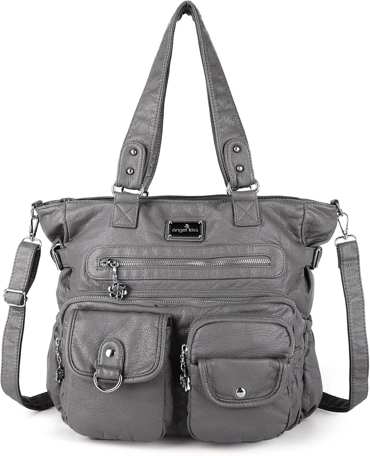 Angelkiss Purses and Handbag for Women Soft Leather Hobo Bags Satchel Shoulder Bags Ladies Tote Crossbody Bag