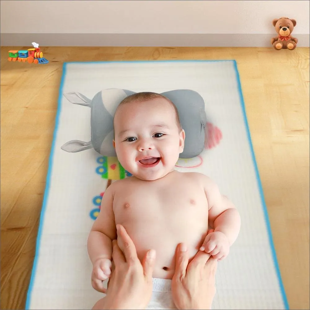 Animal Chu Chu Train Blue Air Filled Waterproof Massage Mat