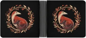 Anteater Print PU Leather Wallet Bifold Money Clip Card Holder Mini Purse Pocket Wallet for Women Men